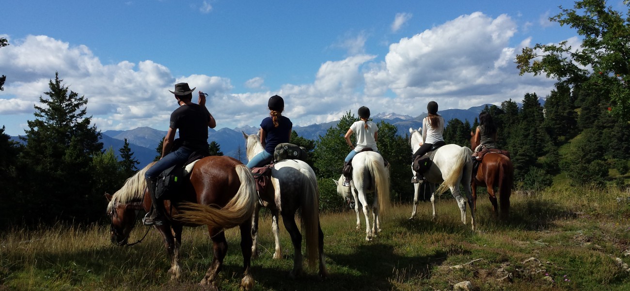 Ballade à cheval en Savoie
